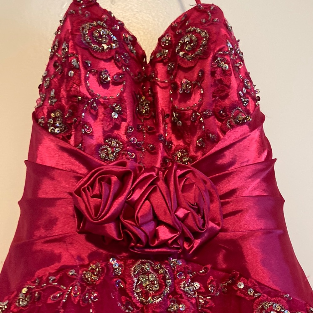 Fuchsia pink Juliet Juliet ballgown